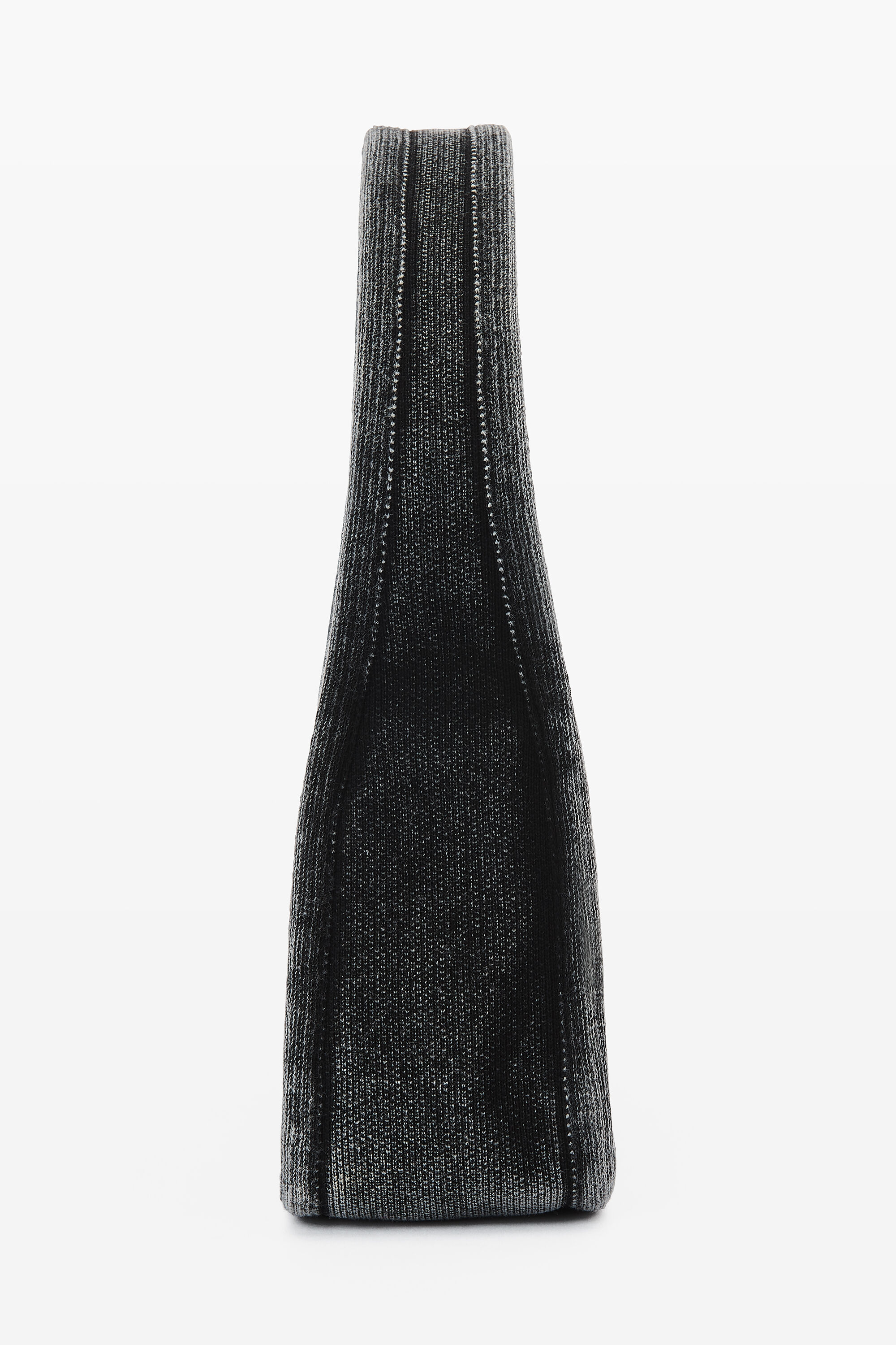 Ryan Small Bag in Faded Rib Knit in GREY AGED | alexanderwang®