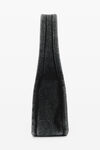 Alexander Wang grey aged ryan small bag in faded rib knit