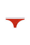 alexander wang thong in ribbed jersey red