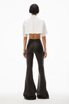 FLARED PANT IN LEATHER