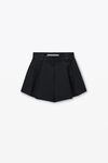 Alexander Wang black high-waist flared shorts