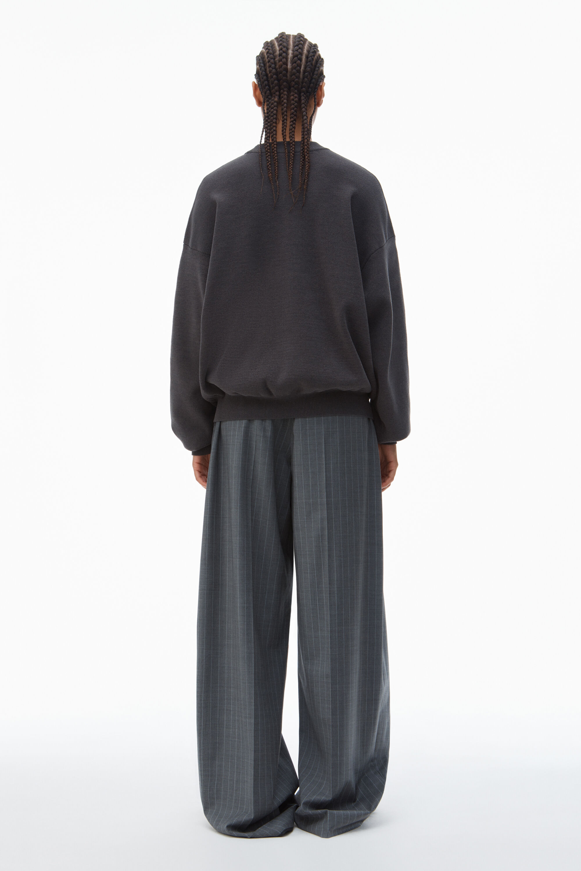 alexanderwang アレキサンダーワング エンボスロゴ リブニット