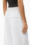 alexander wang puff paint logo sweatpant in terry white