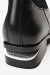 Alexander Wang black kane sock boot in leather