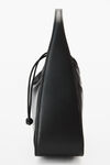 alexander wang ryan small nylon and leather satchel black