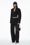 Alexander Wang black 斜挎肩带 roz 皮革钱包