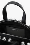 Alexander Wang black kong trap studded handbag in lambskin leather