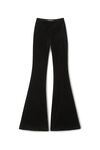 FLARED PANT IN VELOUR