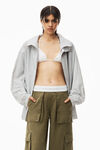 alexander wang 棉质格子布徽标工装裤 burnt sage