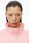 alexander wang 皱褶尼龙烫钻运动夹克 light pink