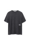 Alexander Wang acid black 高捻针织酸洗 t 恤