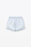 Alexander Wang light blue stripe コットン トラックシャツ