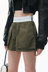 short cargo style raver taille haute