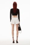 alexander wang 提花徽标装饰弹力针织开衫 black