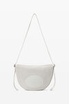 Alexander Wang oyster white bo small crossbody bag in canvas