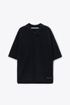 Alexander Wang black 羊毛polo衫
