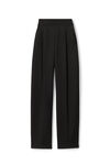 Alexander Wang black high waisted trouser with logo waistband