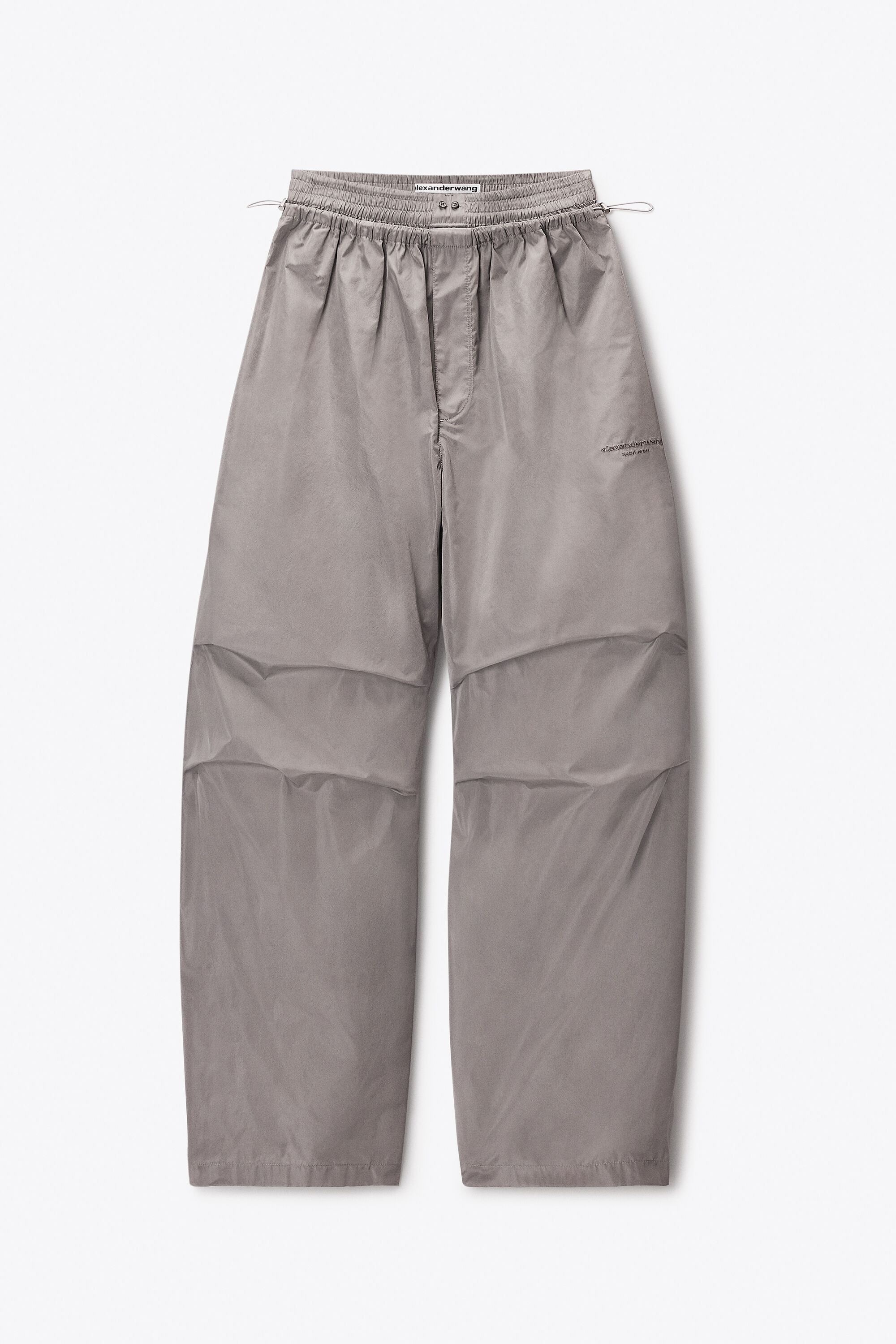 BOXER WAIST MID-RISE TRACK PANT in GREY | alexanderwang®
