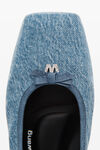 alexander wang 水洗牛仔布芭蕾平底鞋 vintage light indigo