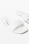 Alexander Wang optic white vy 平底凉鞋