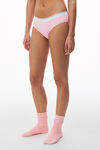 alexander wang 罗纹平纹布内裤 light pink