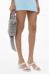 Alexander Wang optic white rexa 65mm sandal in leather