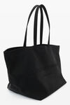 Alexander Wang black punch tote bag in nylon canvas