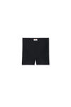 Alexander Wang black bike short in in seamless ribbed knit
