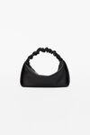 alexander wang scrunchie small bag in nappa leather black