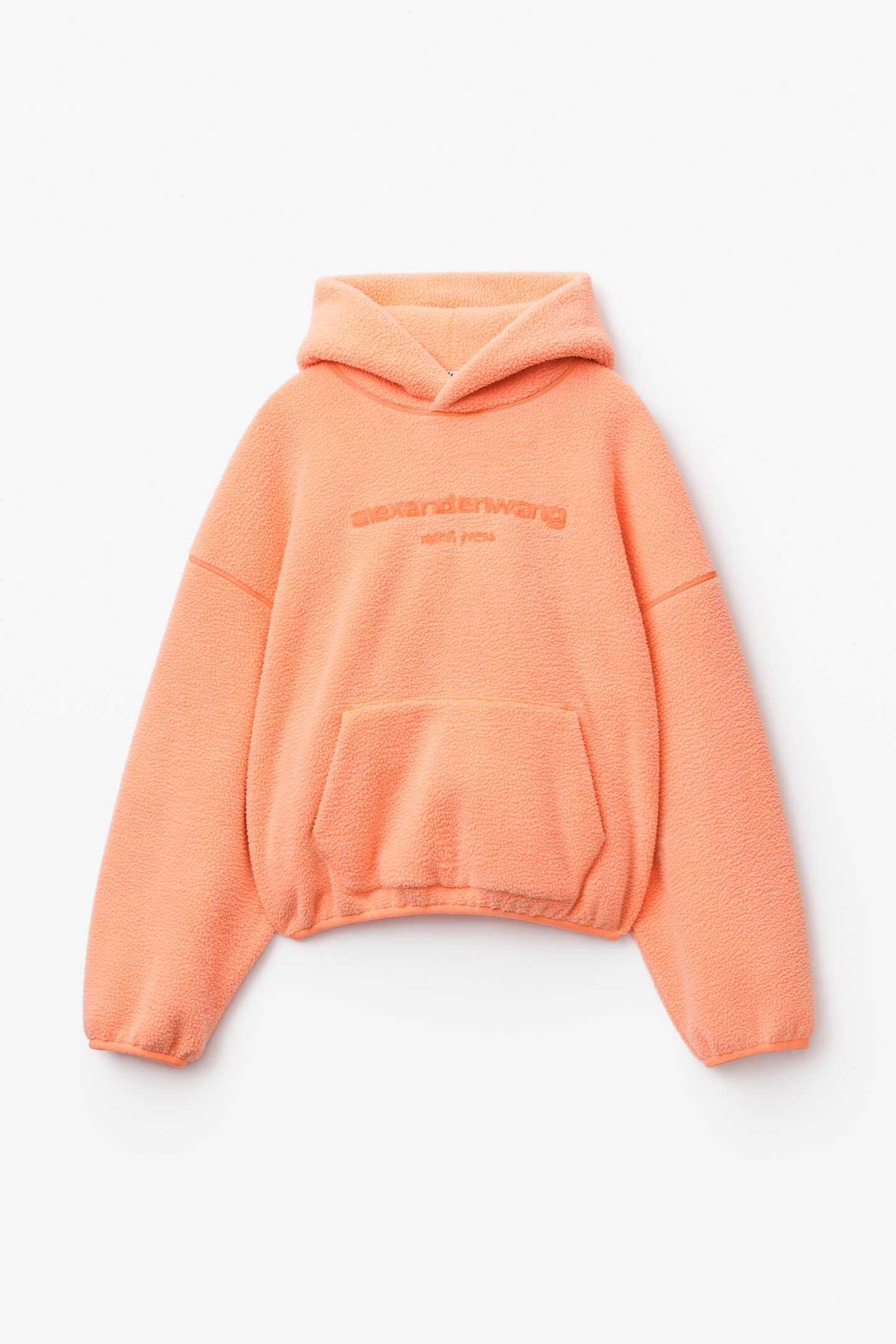 Alexander Wang Orange Oversized Hoodie