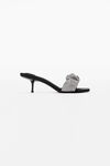 alexander wang jessie 黑色/透明水晶发圈 black