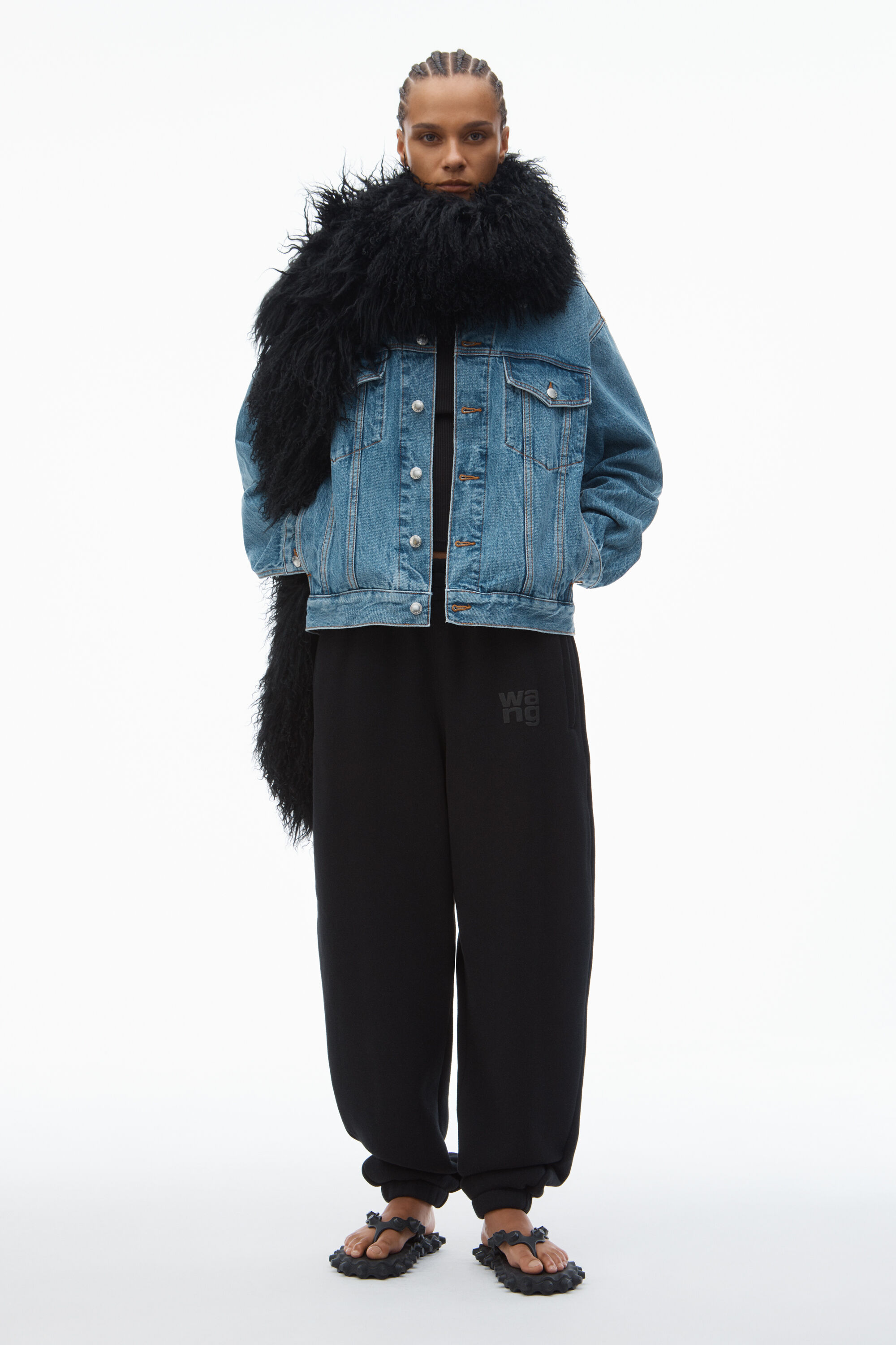 alexander wang パフロゴスウェット　トップスのみ alexander wang パフロゴスウェット トップスのみ