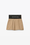 alexander wang safari short in cotton tailoring chino