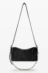 Alexander Wang black black leather ricco medium flap bag