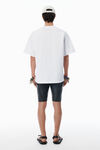 Alexander Wang white 白色棉质加大款徽标 t 恤