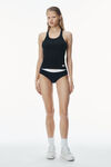 Alexander Wang navy 经典罗纹棉质工字背心