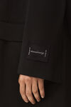 alexander wang 透明平纹针织加大版型西装外套 black