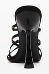 alexander wang nala 105 サテン ロゴサンダル black