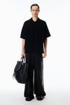 Alexander Wang black 羊毛polo衫