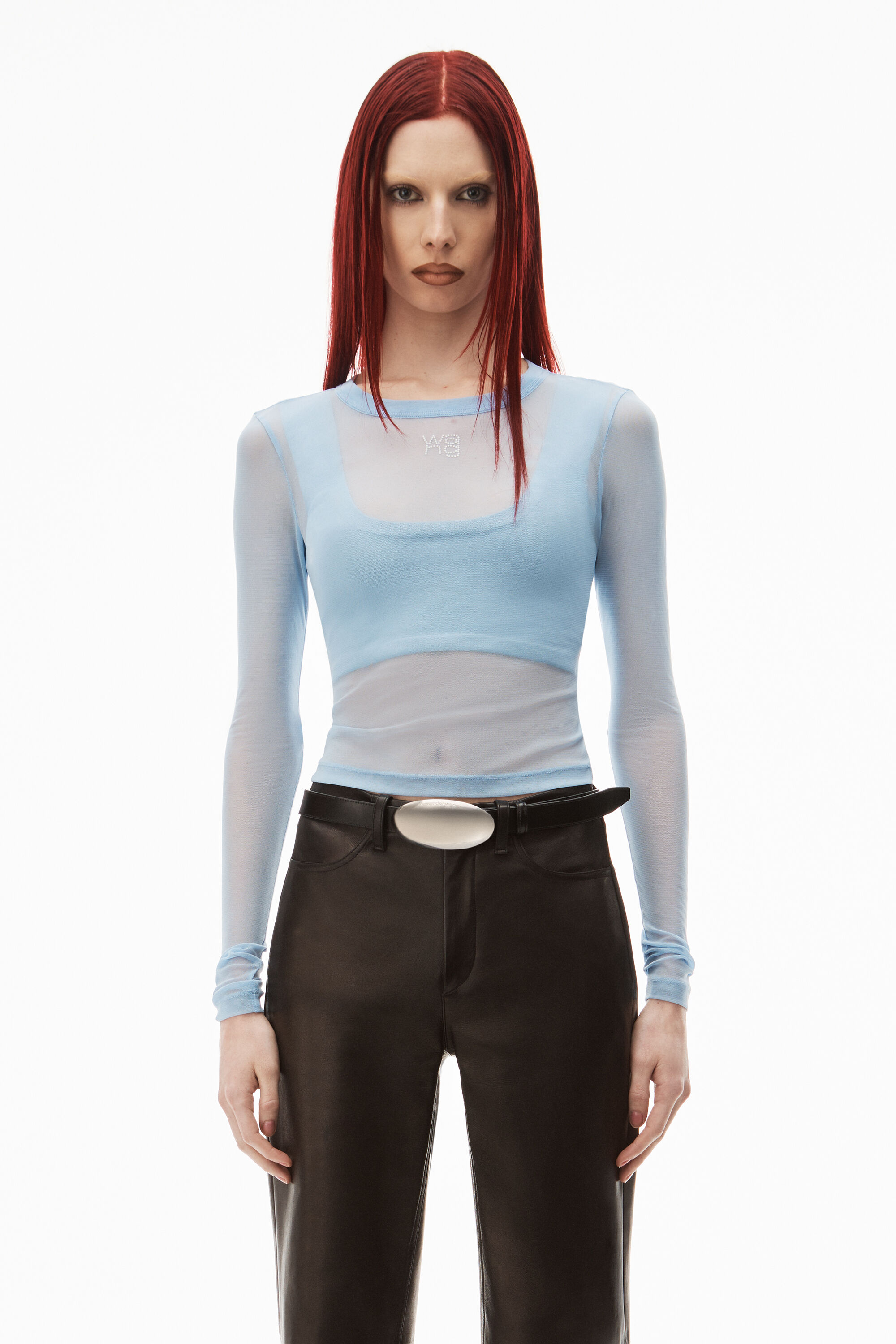 alexander wang mesh top