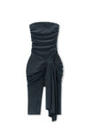 Alexander Wang grey pre-styled wrap catsuit