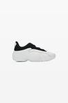 alexander wang aw hoop 卵石纹皮革运动鞋 optic white