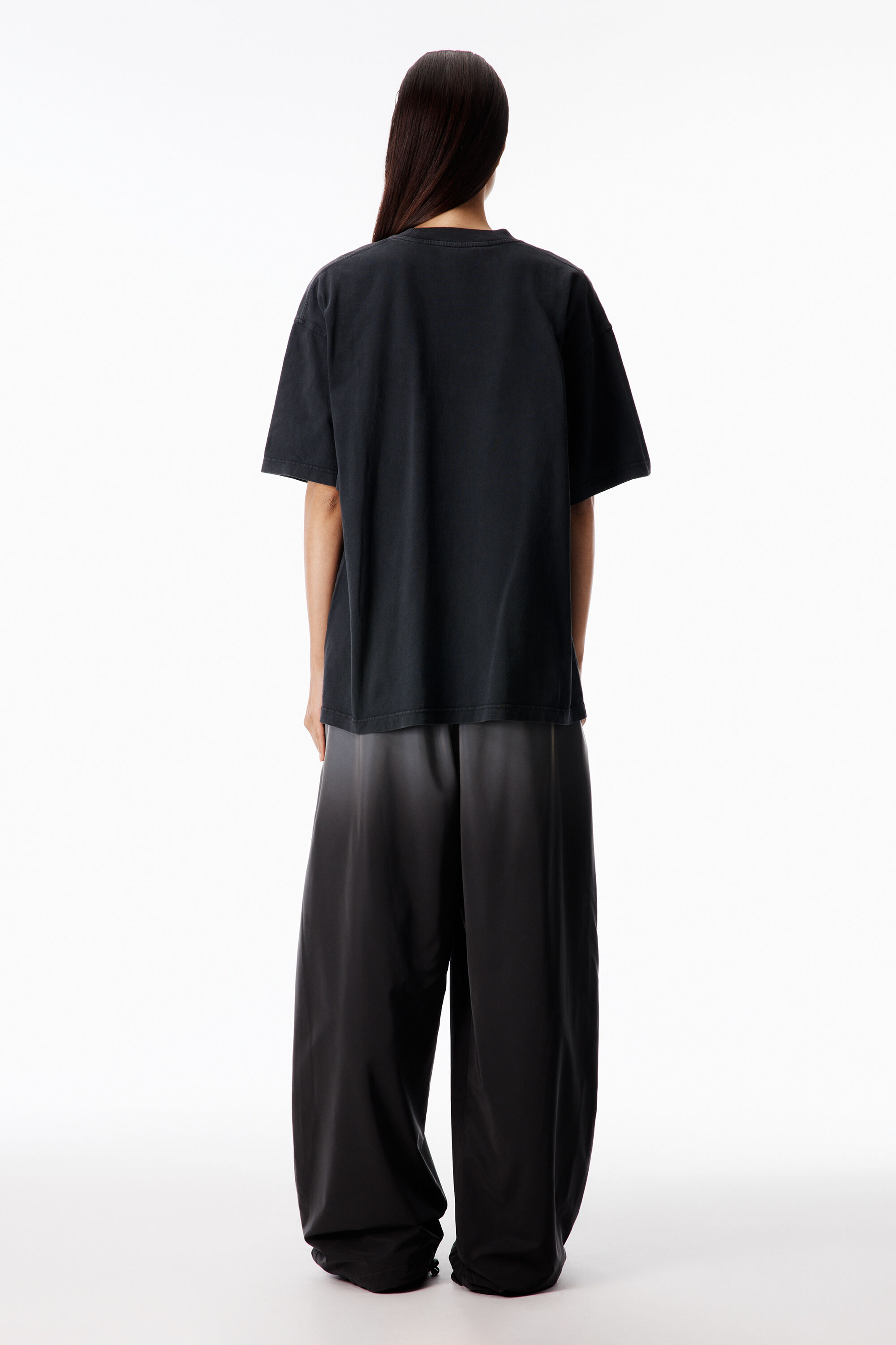 Unisex Short Sleeve Embossed Halo Tee in Jersey Oversized in