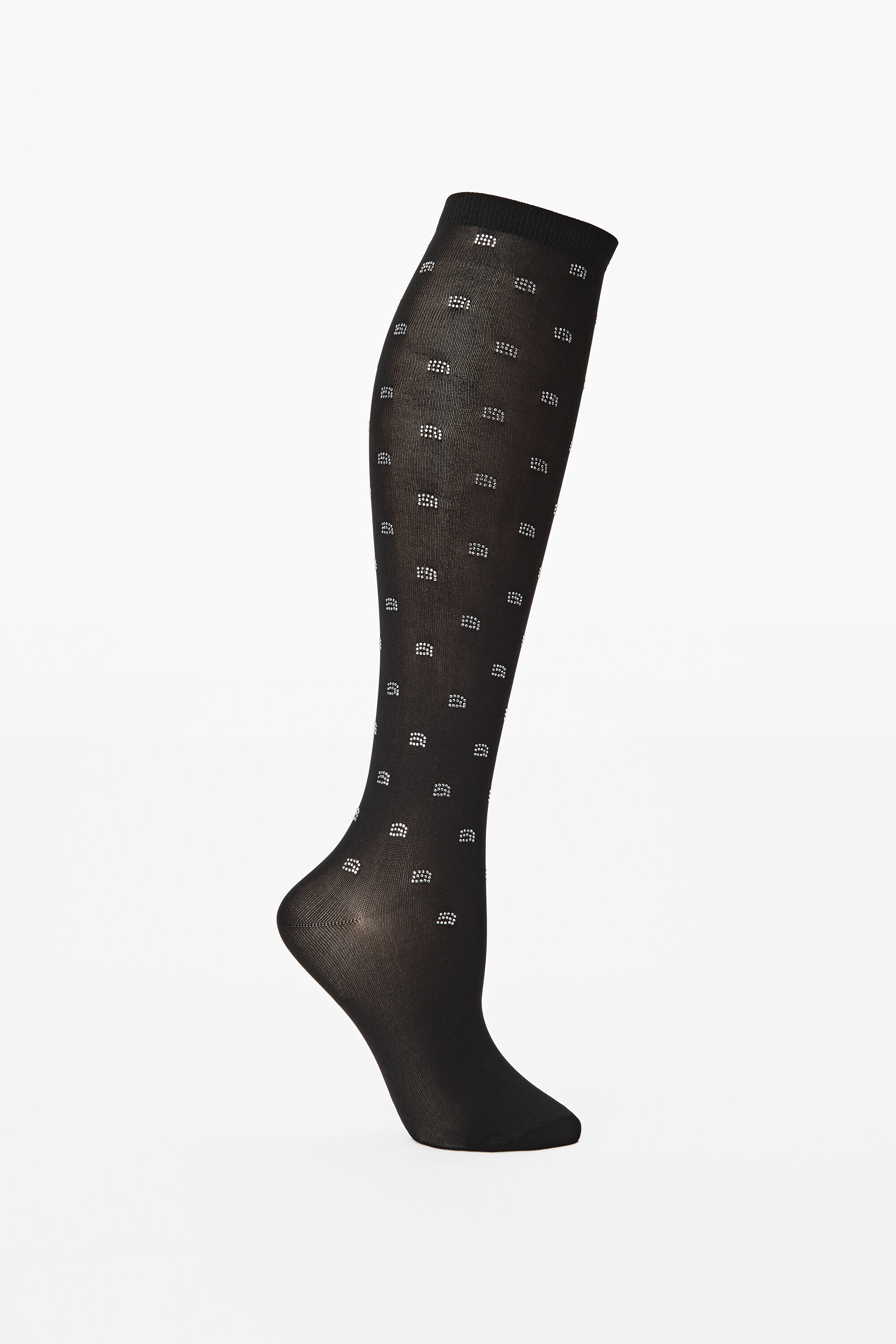 クリスタルナイロン ニーソックス