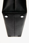 Alexander Wang black heiress 缎面手拿包