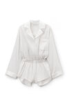 Alexander Wang white/black black & white pre-styled pajama romper