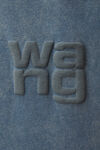 alexander wang 发泡徽标装饰棉质平纹针织 t 恤 motor grey