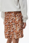 alexander wang coin boxer short in washed cupro copper