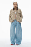 Alexander Wang classic light indigo oversized low rise jeans