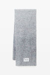Alexander Wang grey multi 杂灰色粗花呢针织围巾